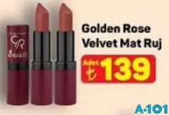 GOLDEN ROSE VELVET MAT RUJ GOLDEN ROSE VELVET MAT RUJ